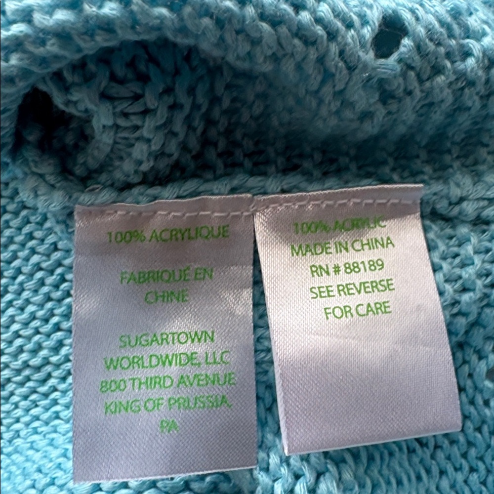 Lily Pulitzer Mac Light Blue Knit Tank Top - Picture 6 of 9